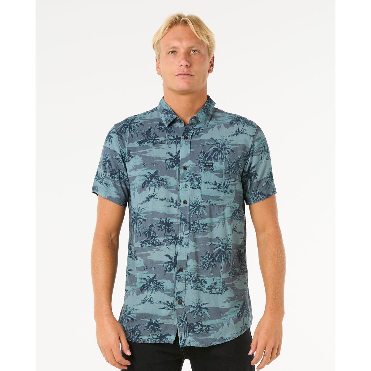 Chemise DREAMER BARREL KILLA S/S SHIRT pine night, RIP CURL