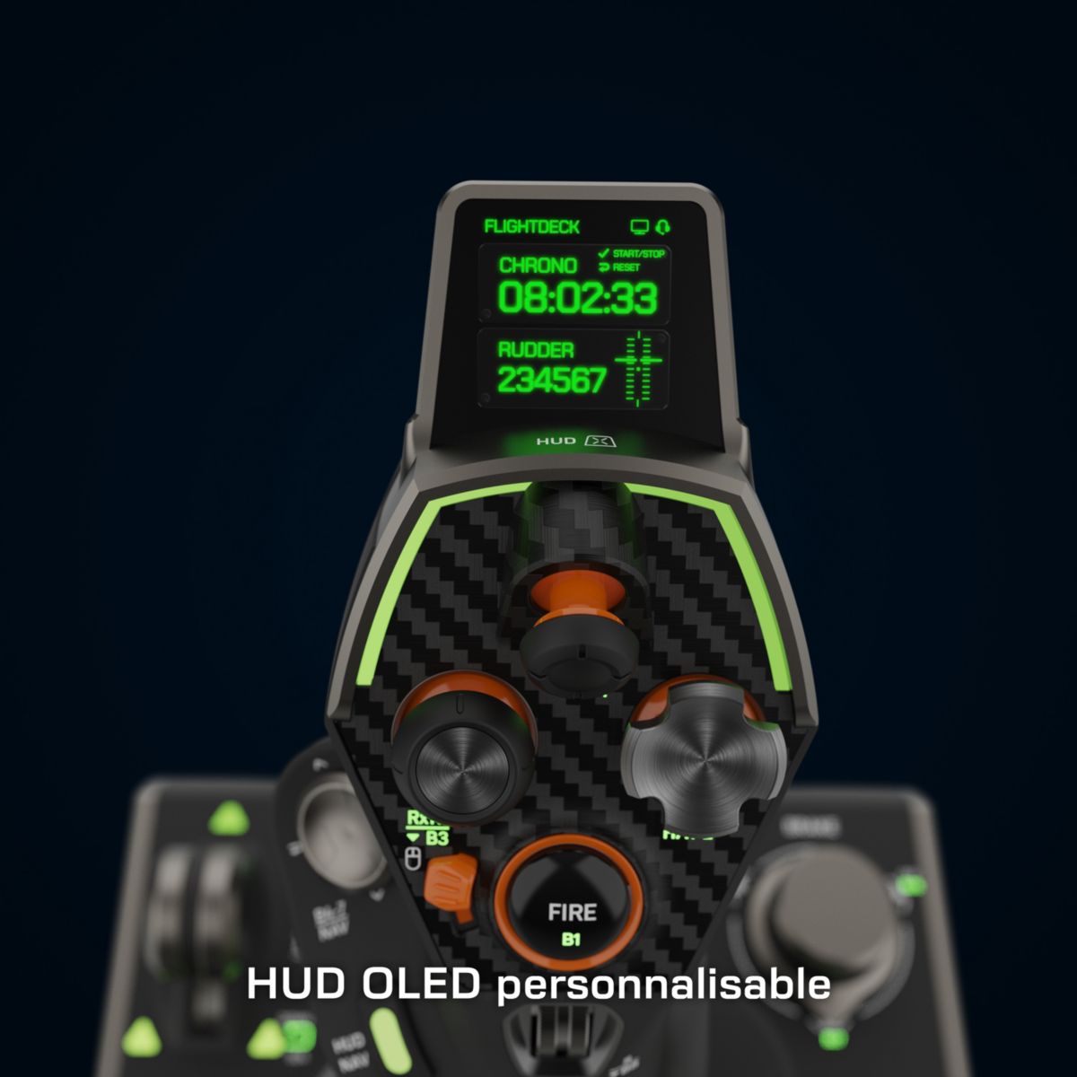 Hotas VelocityOne FlightDeck couleur unique, TURTLE BEACH