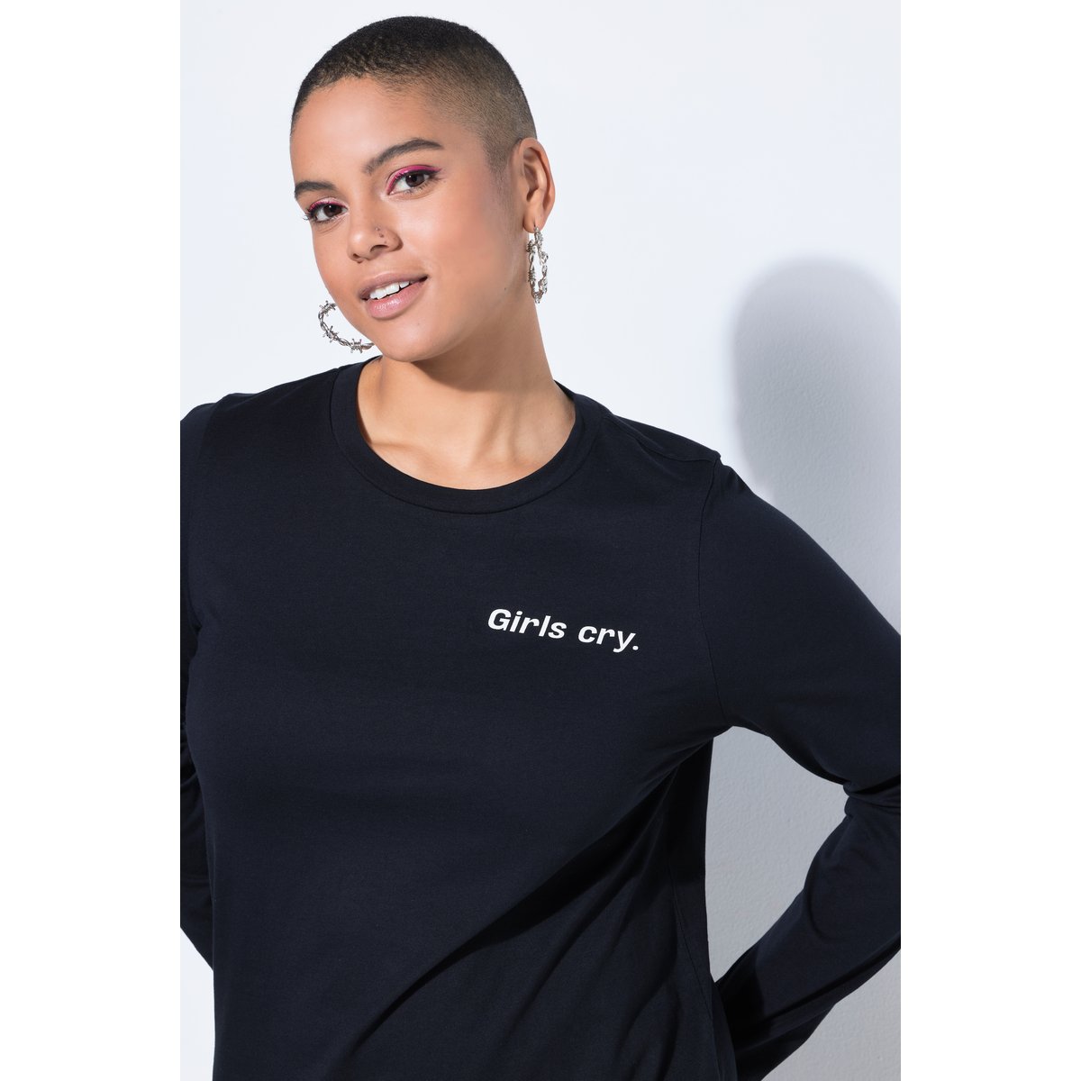 Robe évasée en jersey noir, STUDIO UNTOLD
