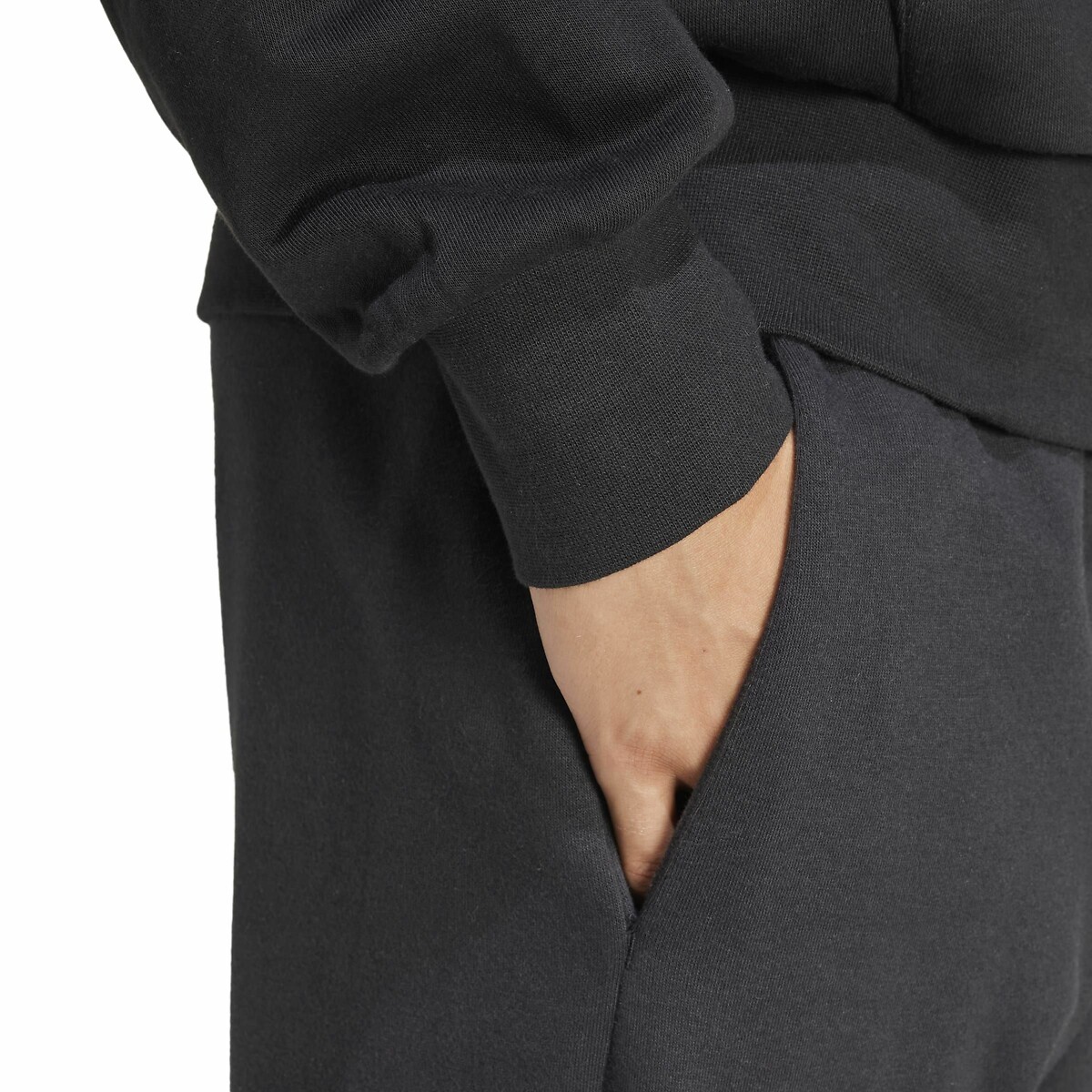Pantalon French terry Essentials Linear noir, ADIDAS SPORTSWEAR