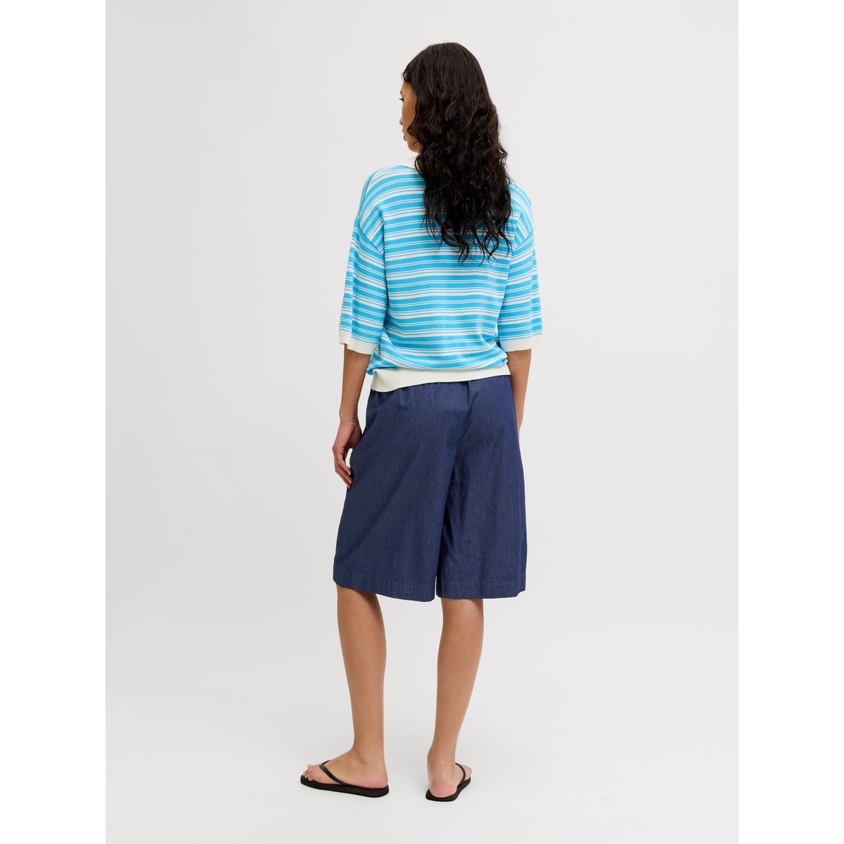 Short Casual bleue - dark blue denim 1, JJXX