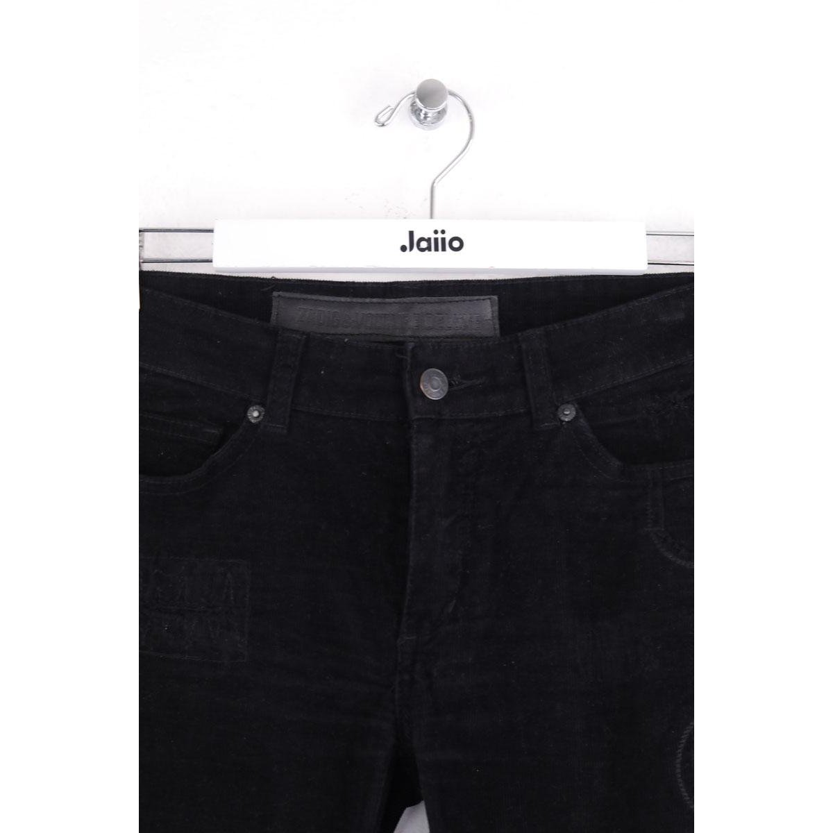 Pantalon droit - Très Bon État noir, ZADIG&VOLTAIRE