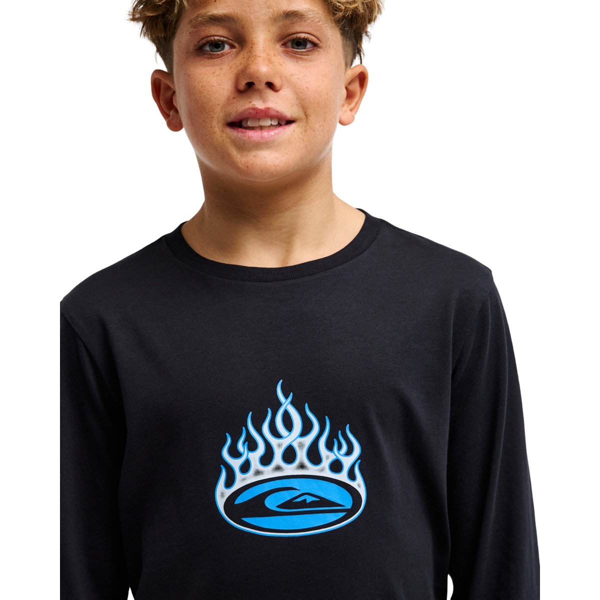 T-shirt manches longues FISHING noir black, QUIKSILVER