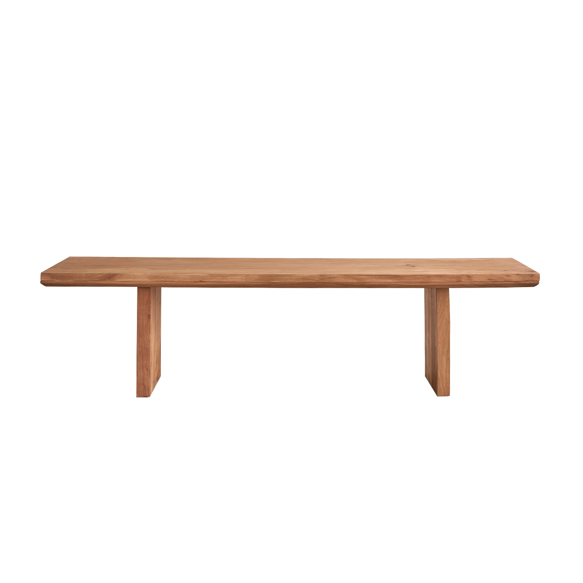 Banc en acacia massif CALI couleur unique, BERAH GETAH