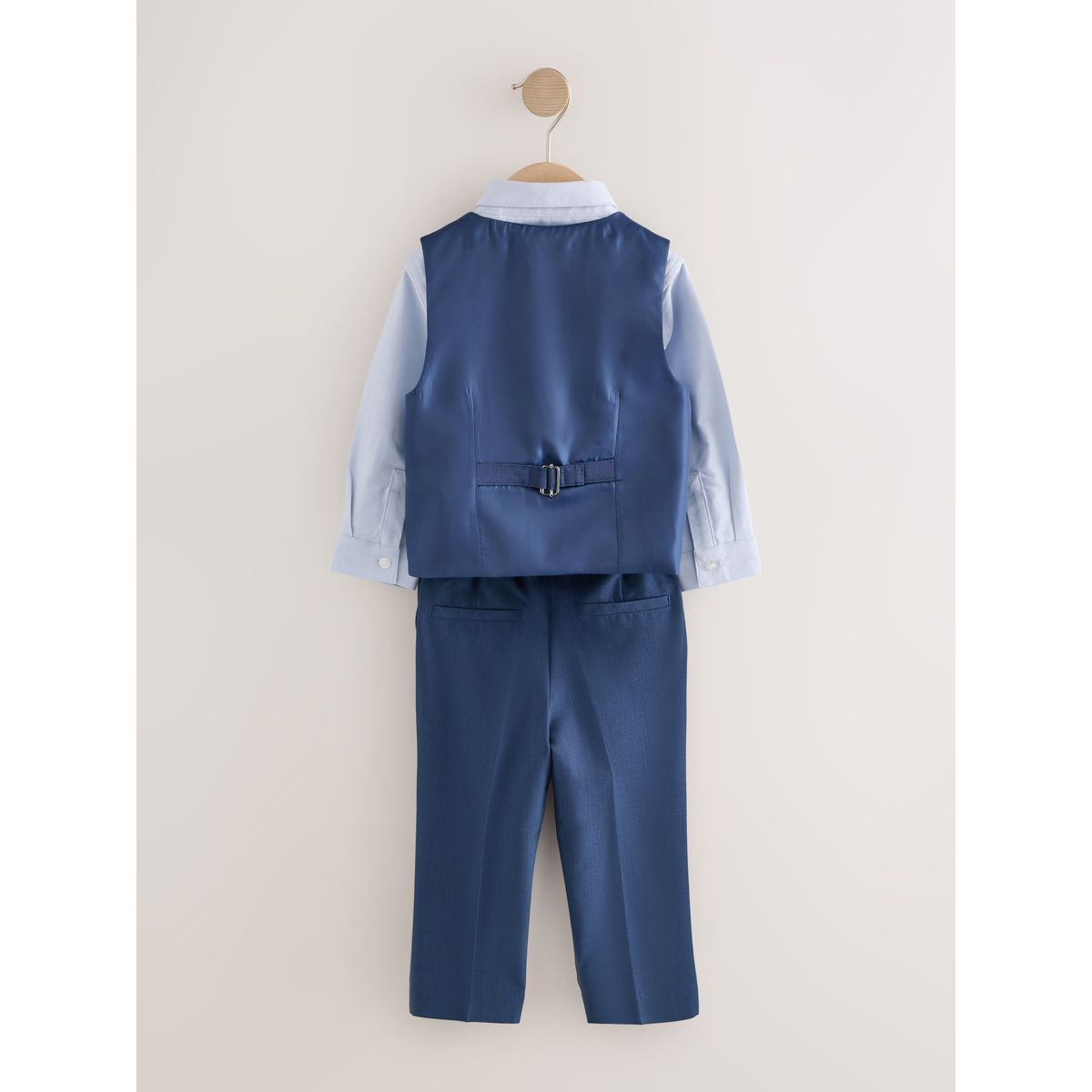 Gilet, chemise, pantalon et nœud papillon bleu marine, NEXT