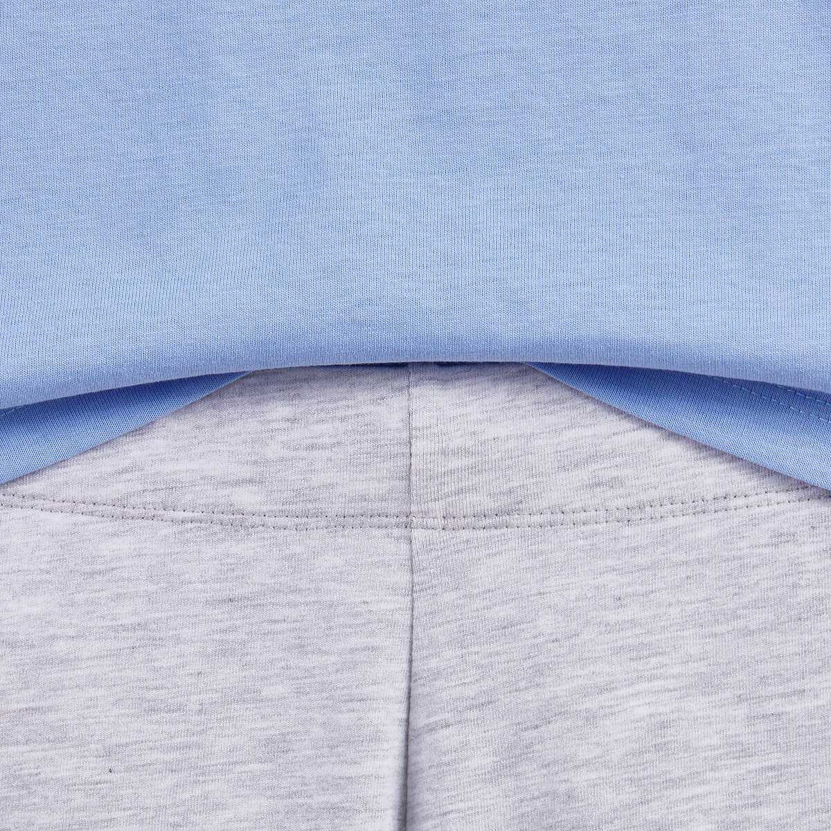 Lot de 2 pyjashorts oversize, t-shirt et cycliste, en coton assortis, LA REDOUTE COLLECTIONS