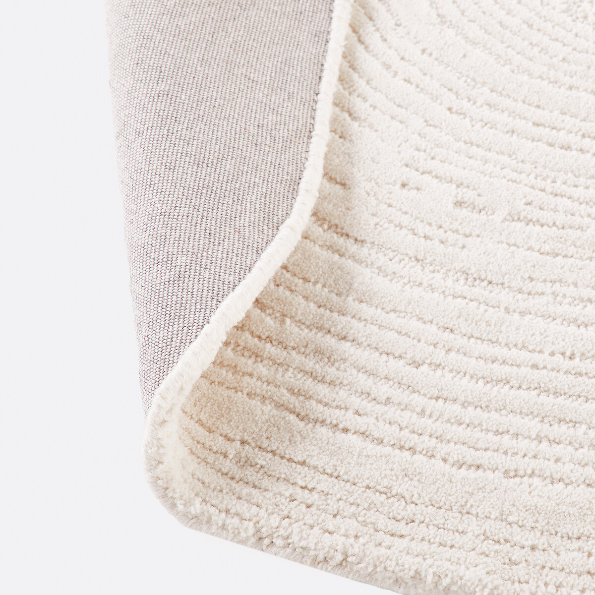 Ostia Pebble-Shaped Wool Rug ecru , LA REDOUTE INTERIEURS