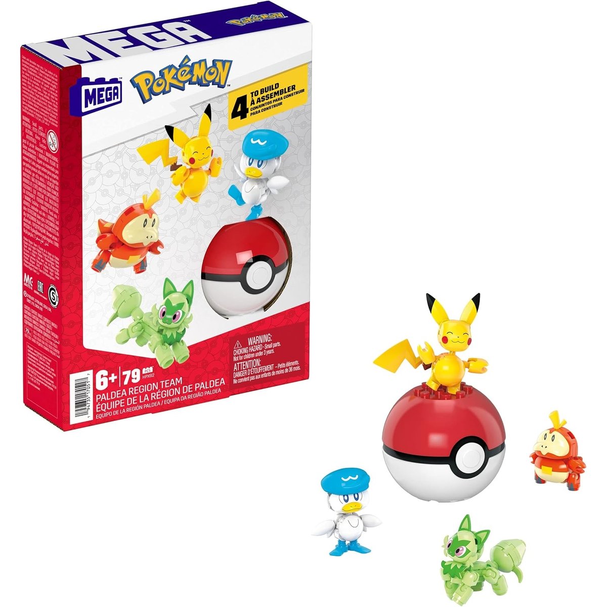 Mega Coffret construction multicolore, MATTEL