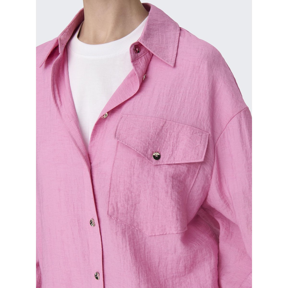 Chemise fuchsia pink, ONLY