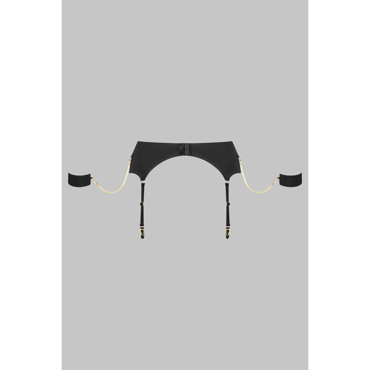 Porte-jarretelles Menottes Bijoux TAPAGE NOCTURNE noir, MAISON CLOSE