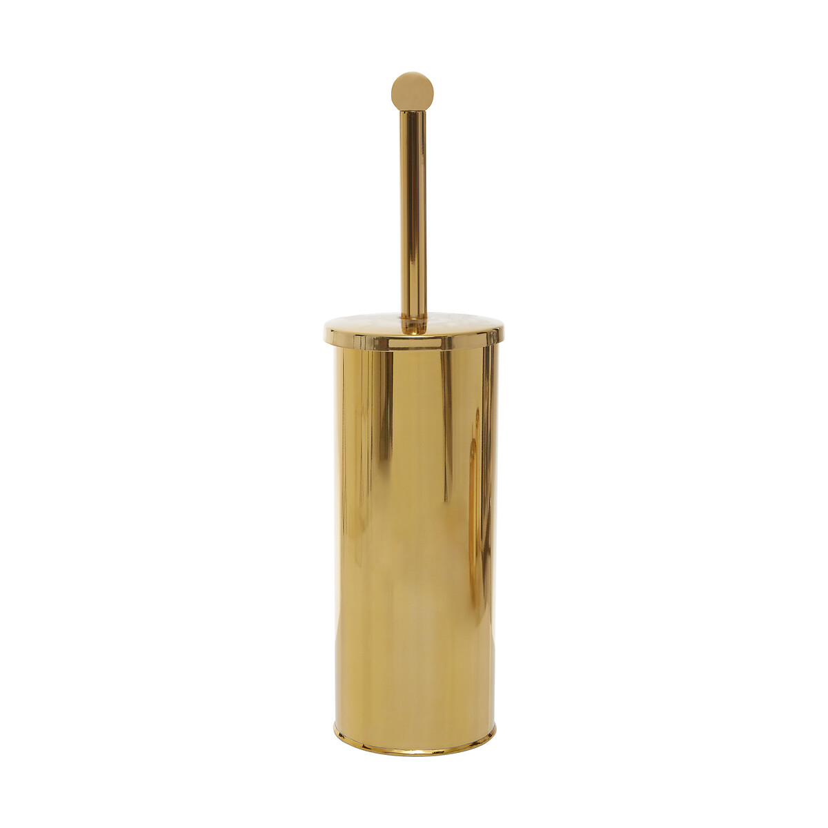 Gold Metal Toilet Brush gold-coloured, FIFTY FIVE SOUTH