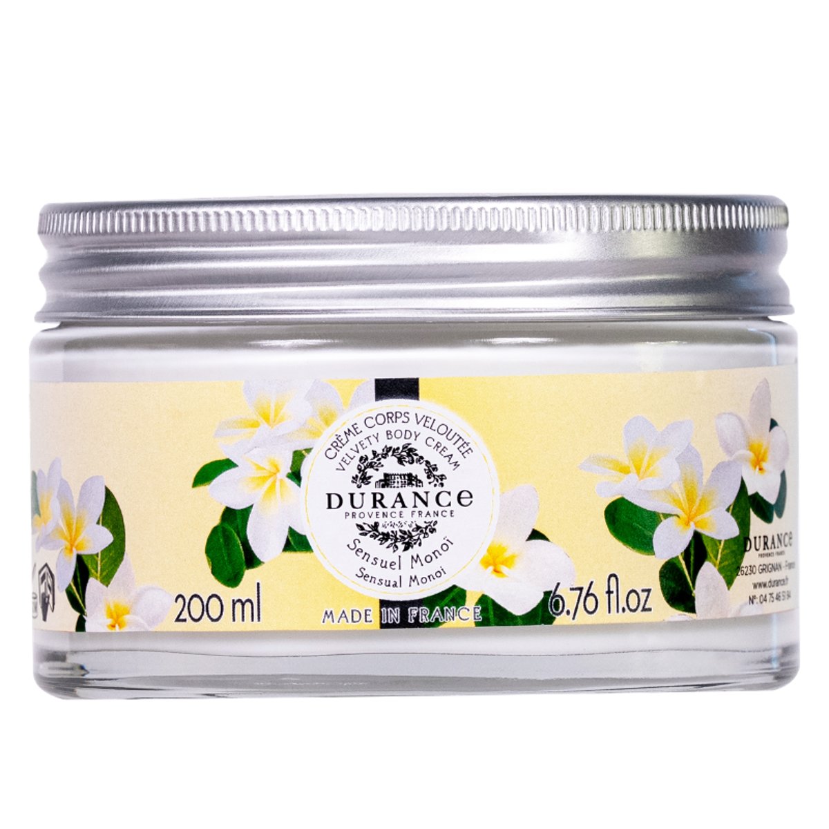 Crème corps veloutée SENSUEL MONOÏ couleur unique, DURANCE