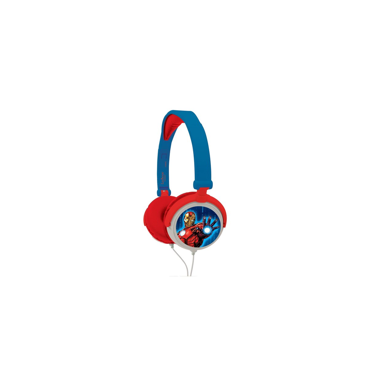Casque stéréo filaire pliable Avengers bleu, LEXIBOOK