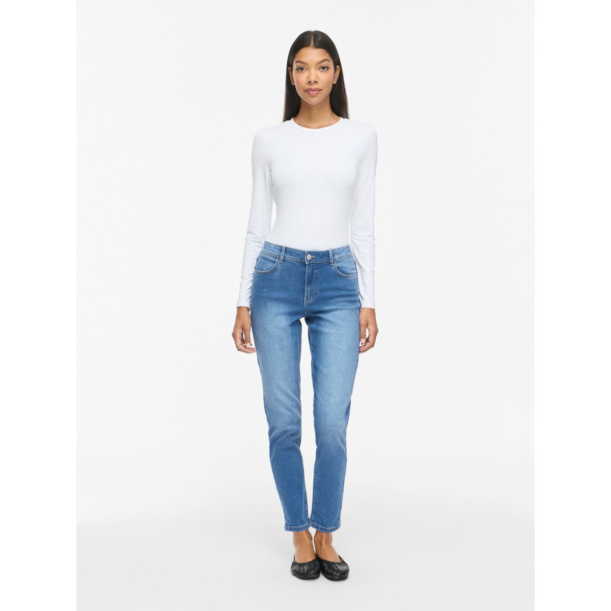 Jean Slim bleu - medium blue denim1, VILA
