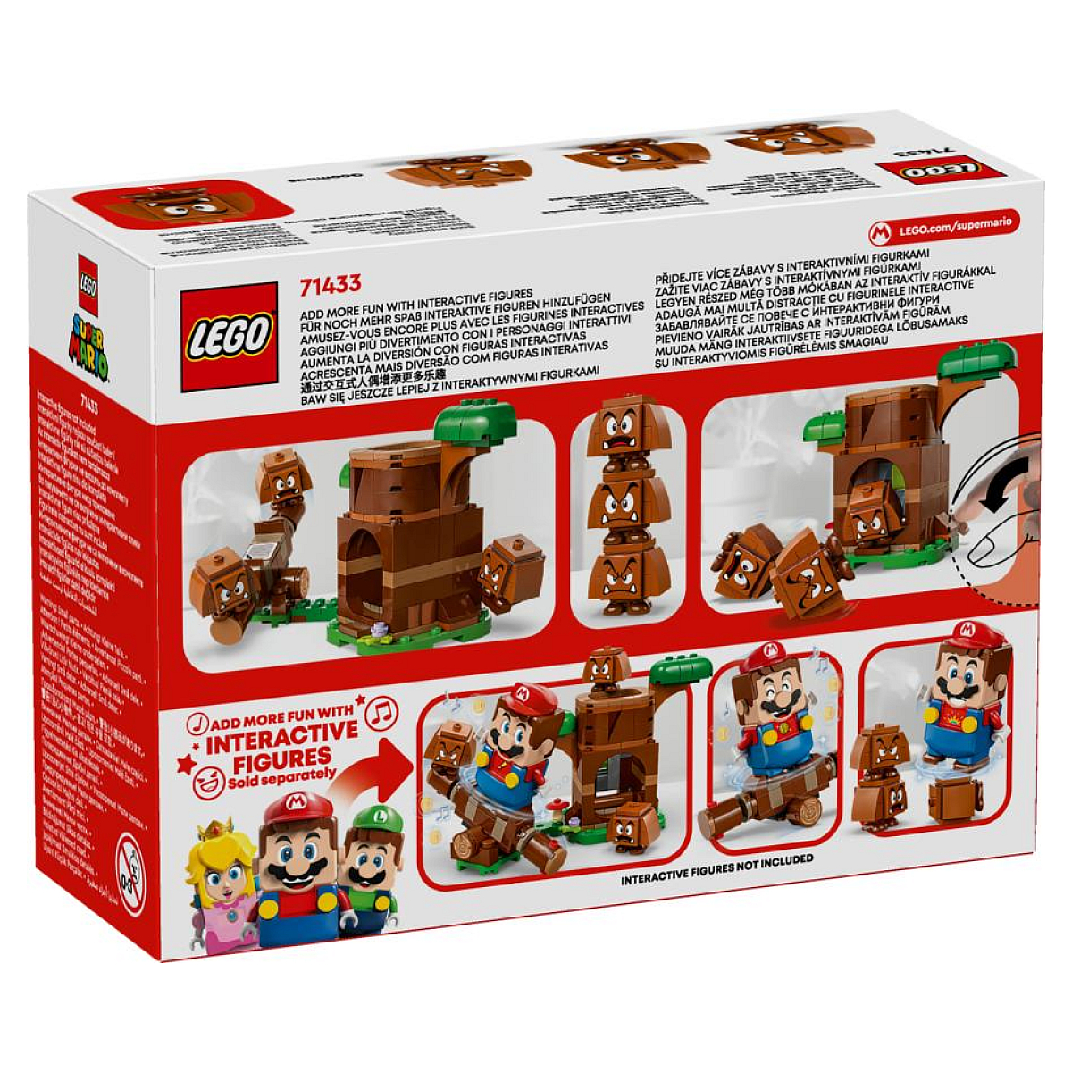 LEGO Super Mario - Ensemble de jeu des Goombas - 71433 couleur unique, LEGO