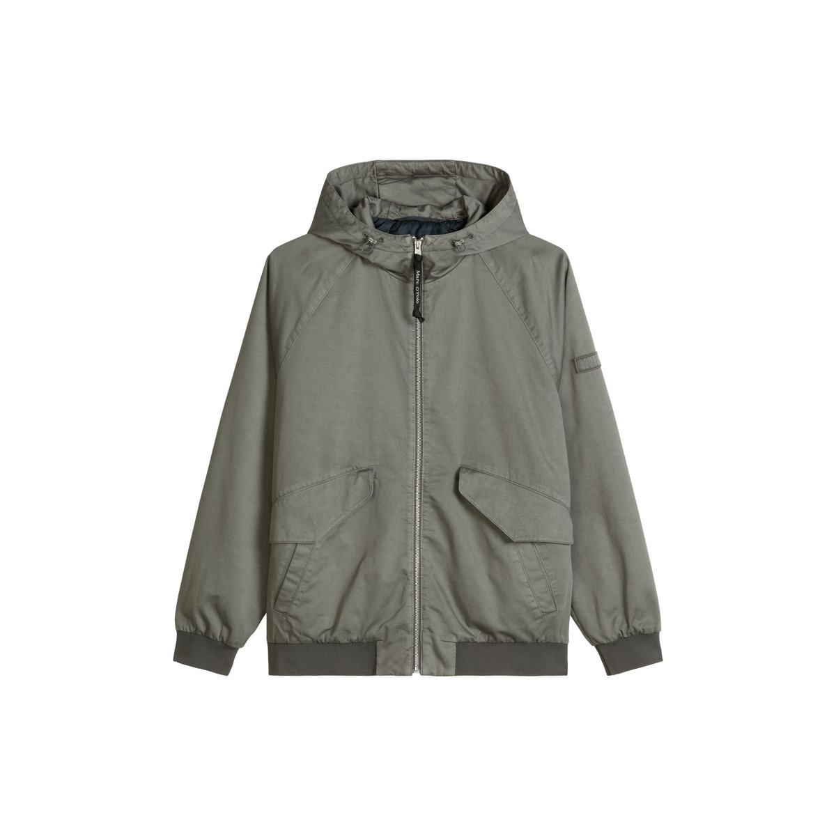 Veste à capuche en sergé avec un léger rembourrage gris, MARC O'POLO