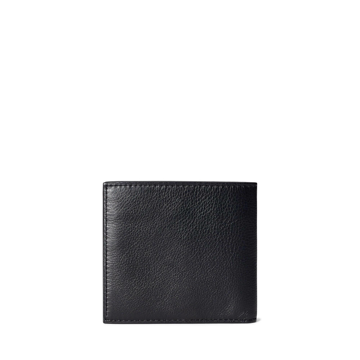 Porte-cartes en cuir chagrin noir, POLO RALPH LAUREN