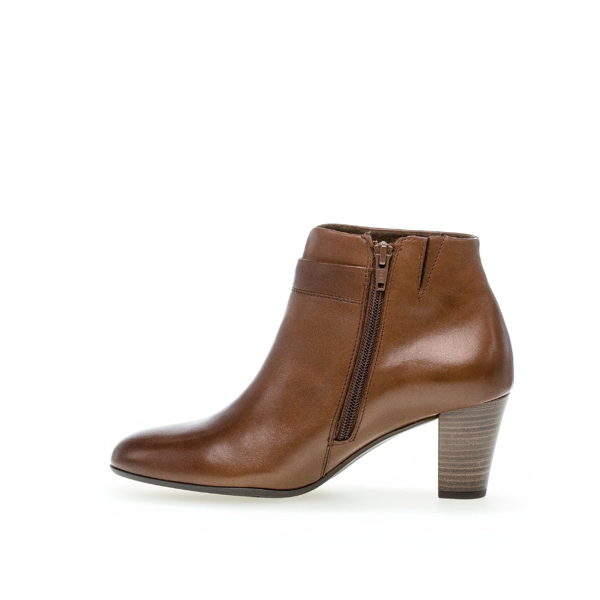 Bottines en cuir à talon décroché block sattel, GABOR
