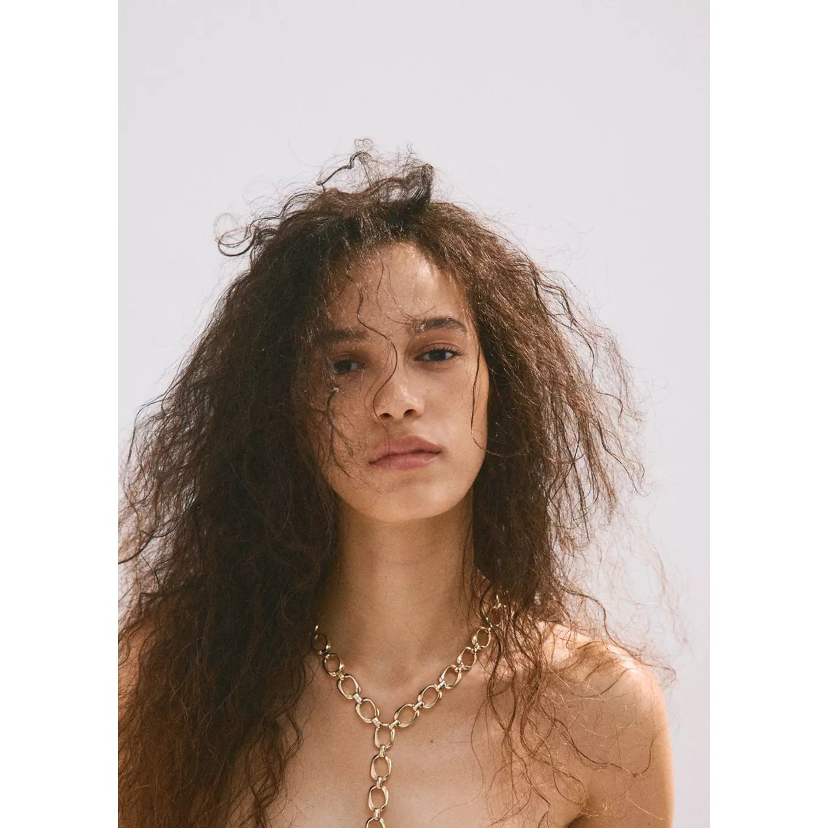 Collier long chaîne or, MANGO