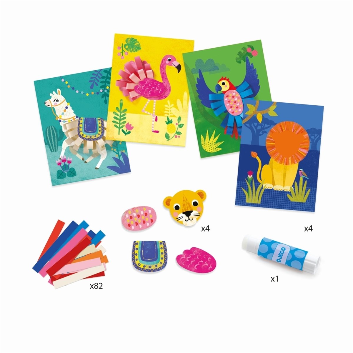 Collages pour les petits multicolore, DJECO