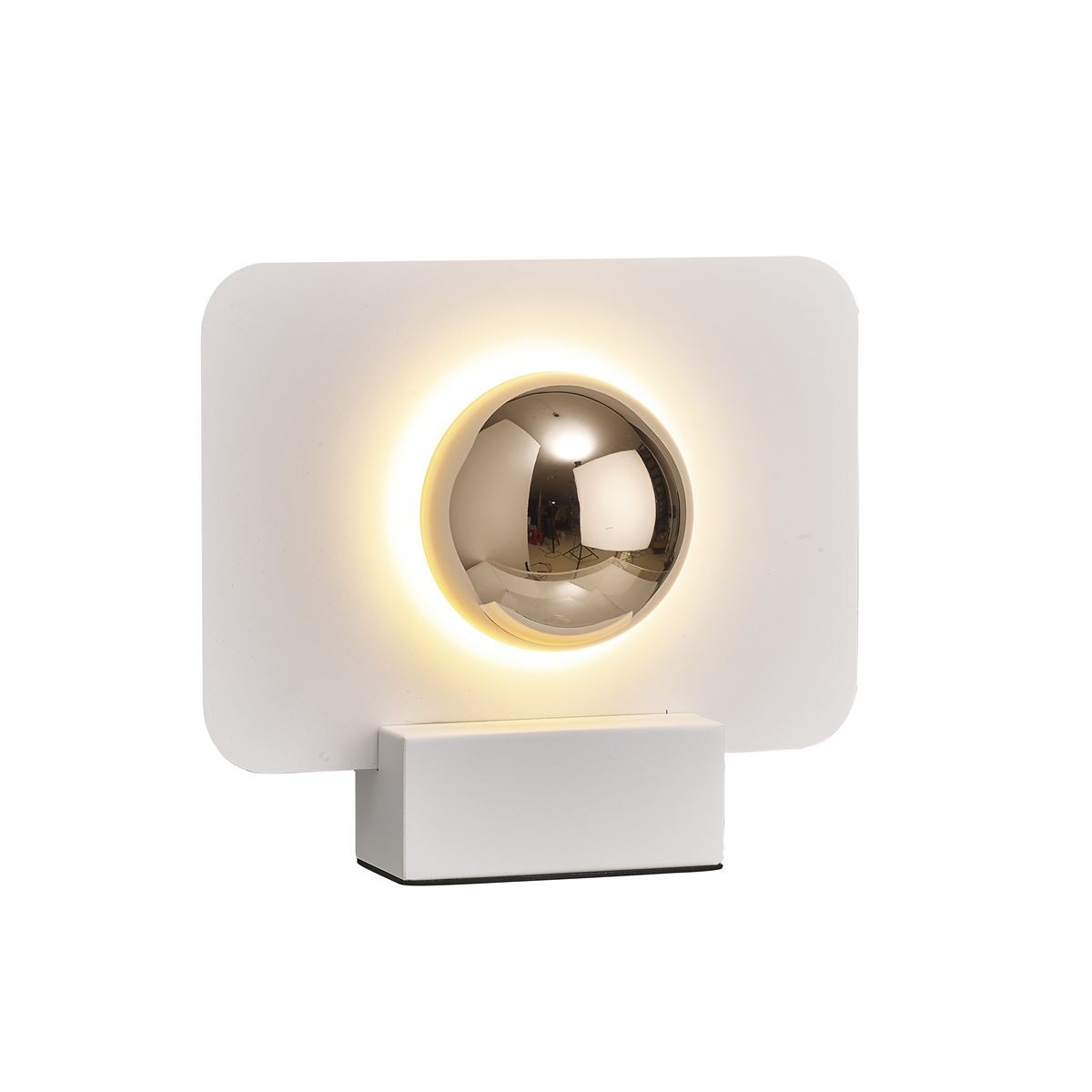 Lampe design en métal industriel, ALBA blanc, MANTRA