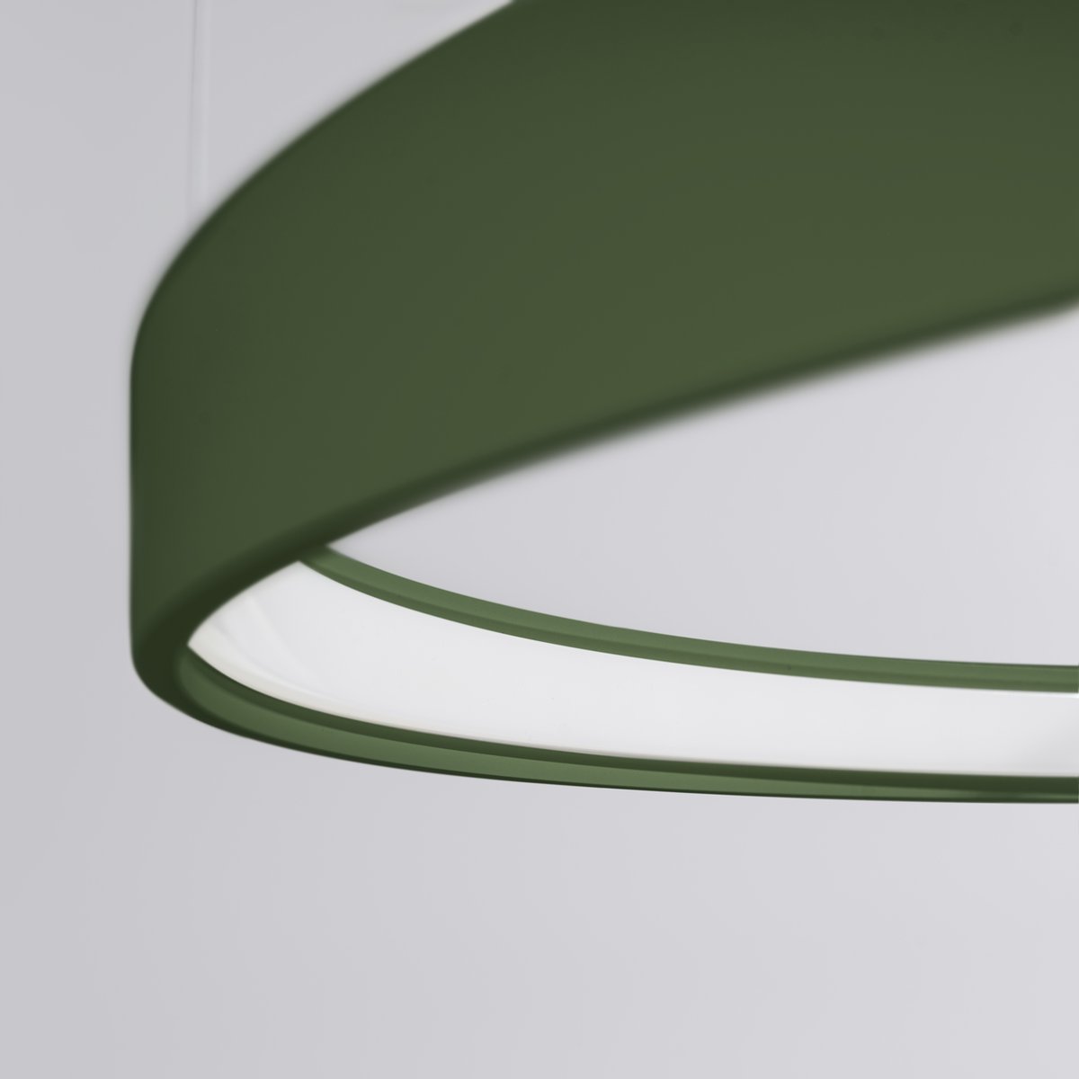 Lustre Aluminium Vert Olive LED 3 Rio vert olive, EDEN