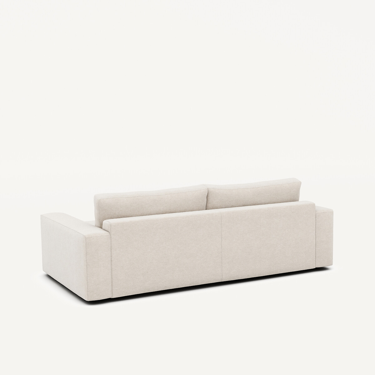 3-Sitzer-Sofa, umwandelbar, aus meliertem Leinen, SKANDER elfenbein, AM.PM