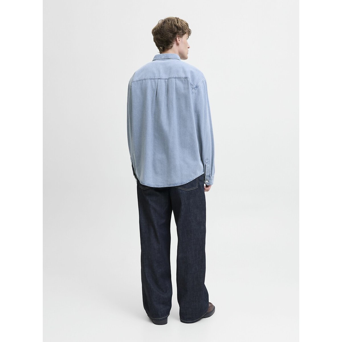 Chemise denim denim bleu clair, JACK & JONES