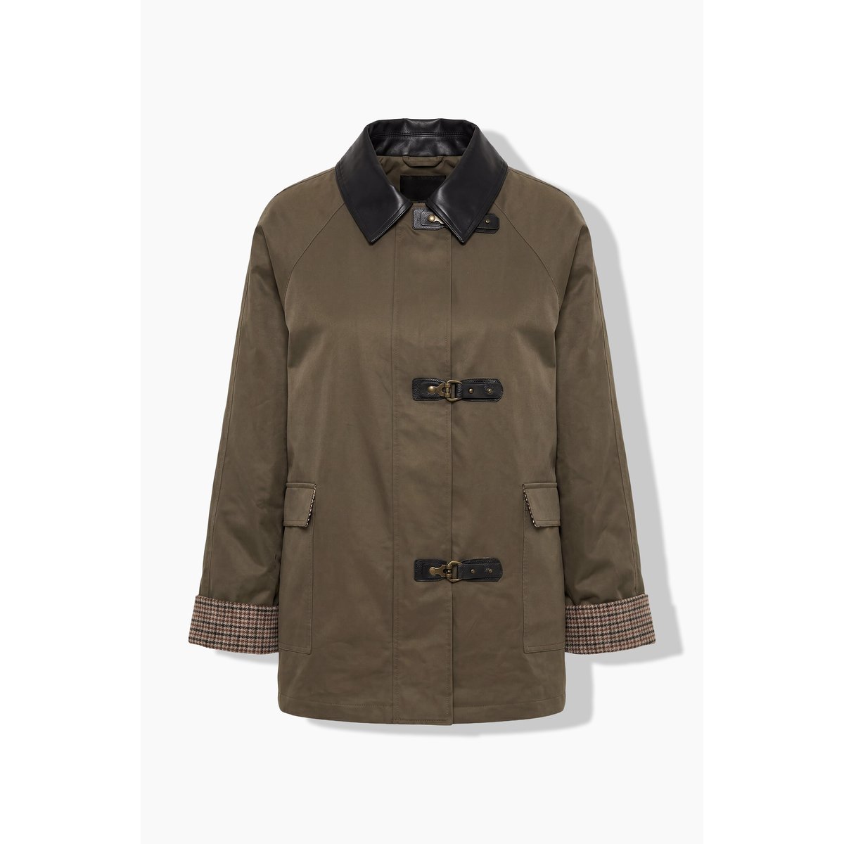 Barnjacket technique, matière déperlante vert loden, ULLA POPKEN