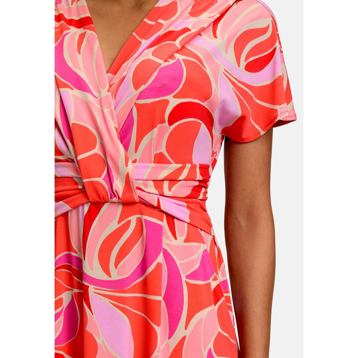 Robe en jersey à manches tombantes red/rosè, BETTY BARCLAY