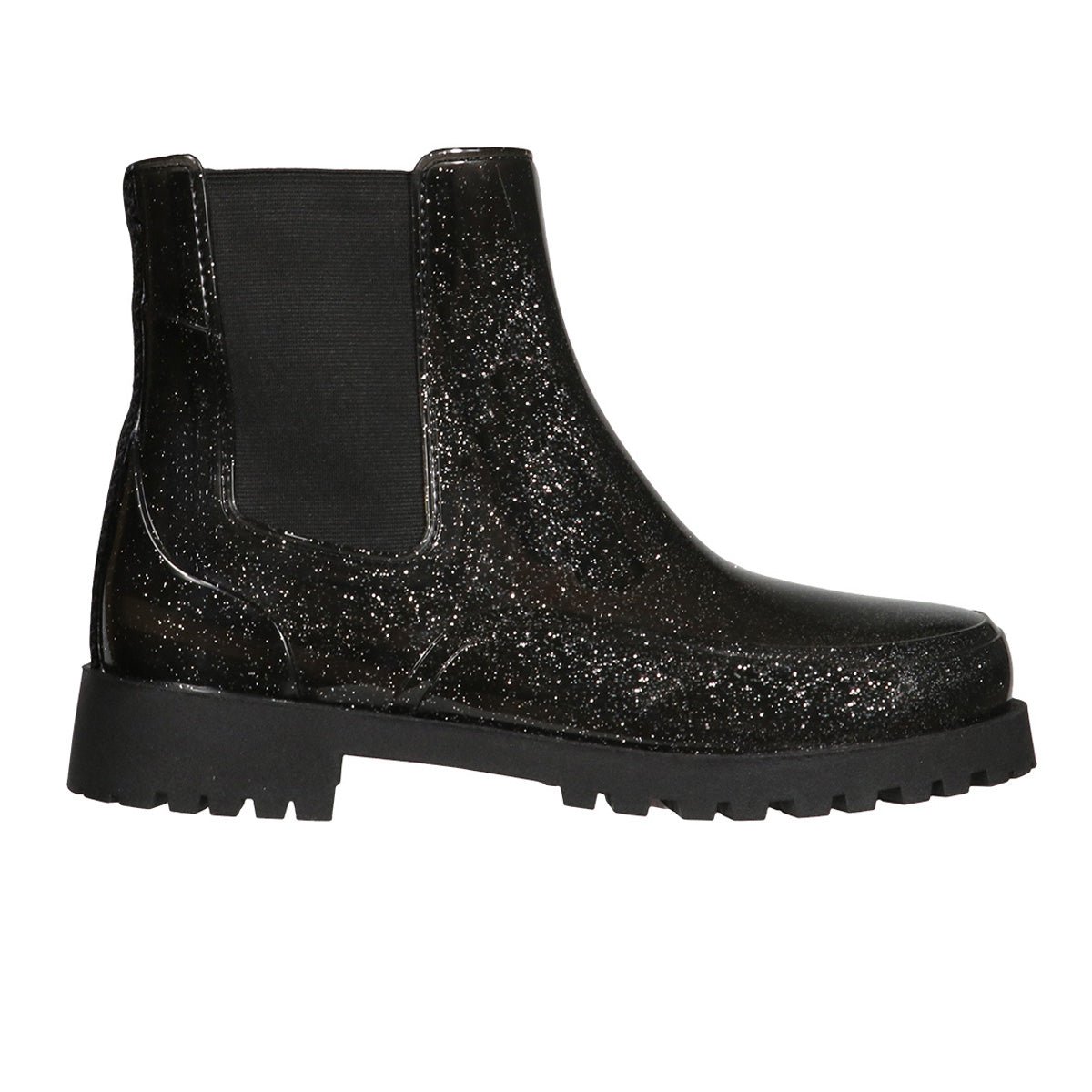 Bottes à paillette Femme DOCE GLITTER noir, CACATOES
