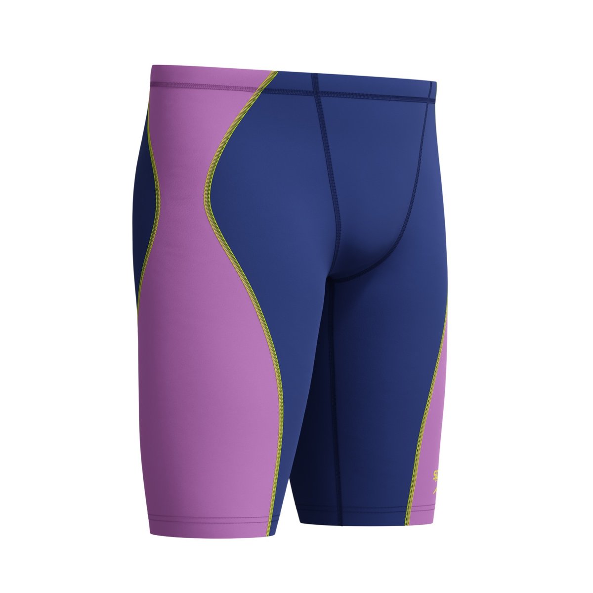 Jammer de natation motif/style bicolore FASTSKIN HYPERSPARK violet / bleu marine, SPEEDO