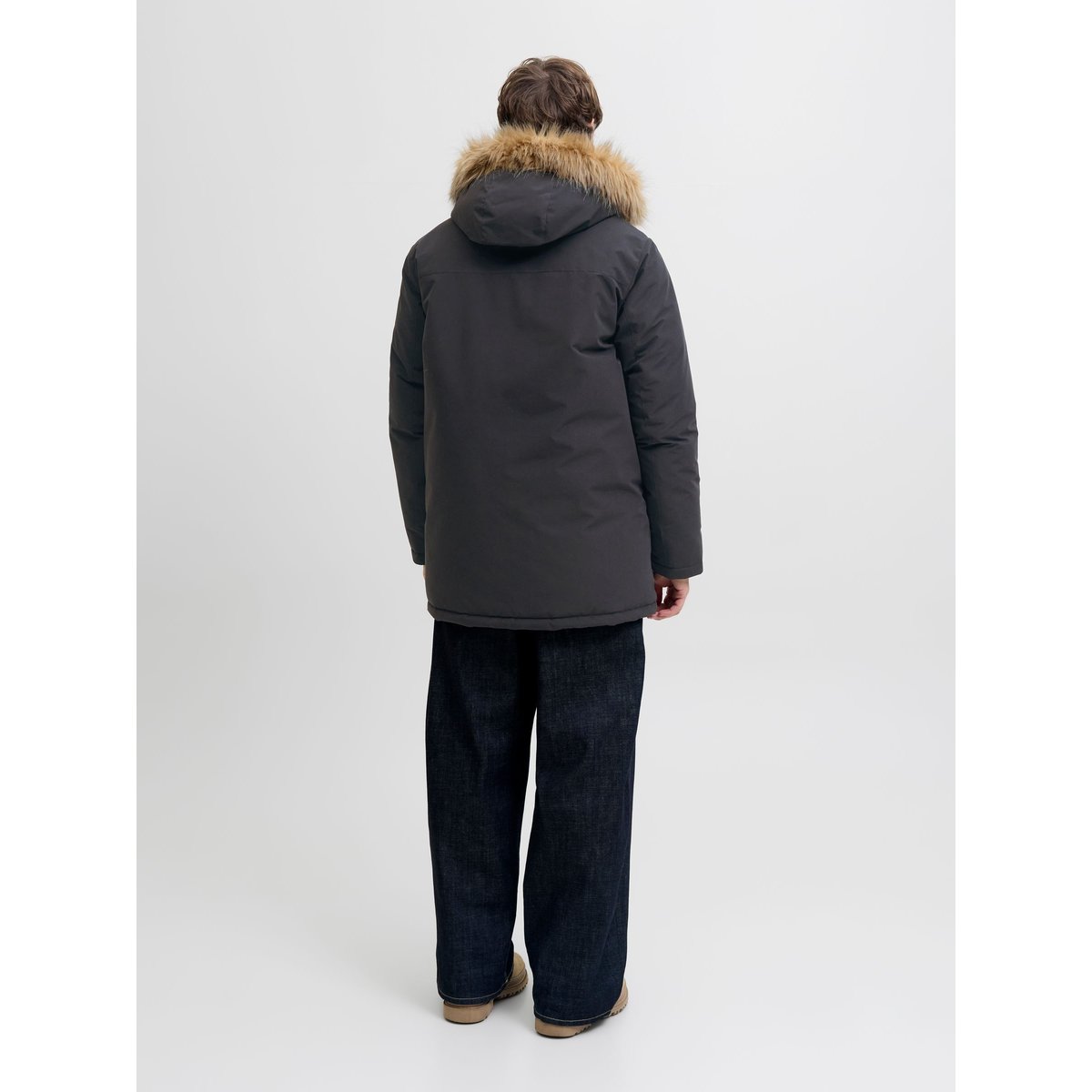 Parka black 1, JACK & JONES