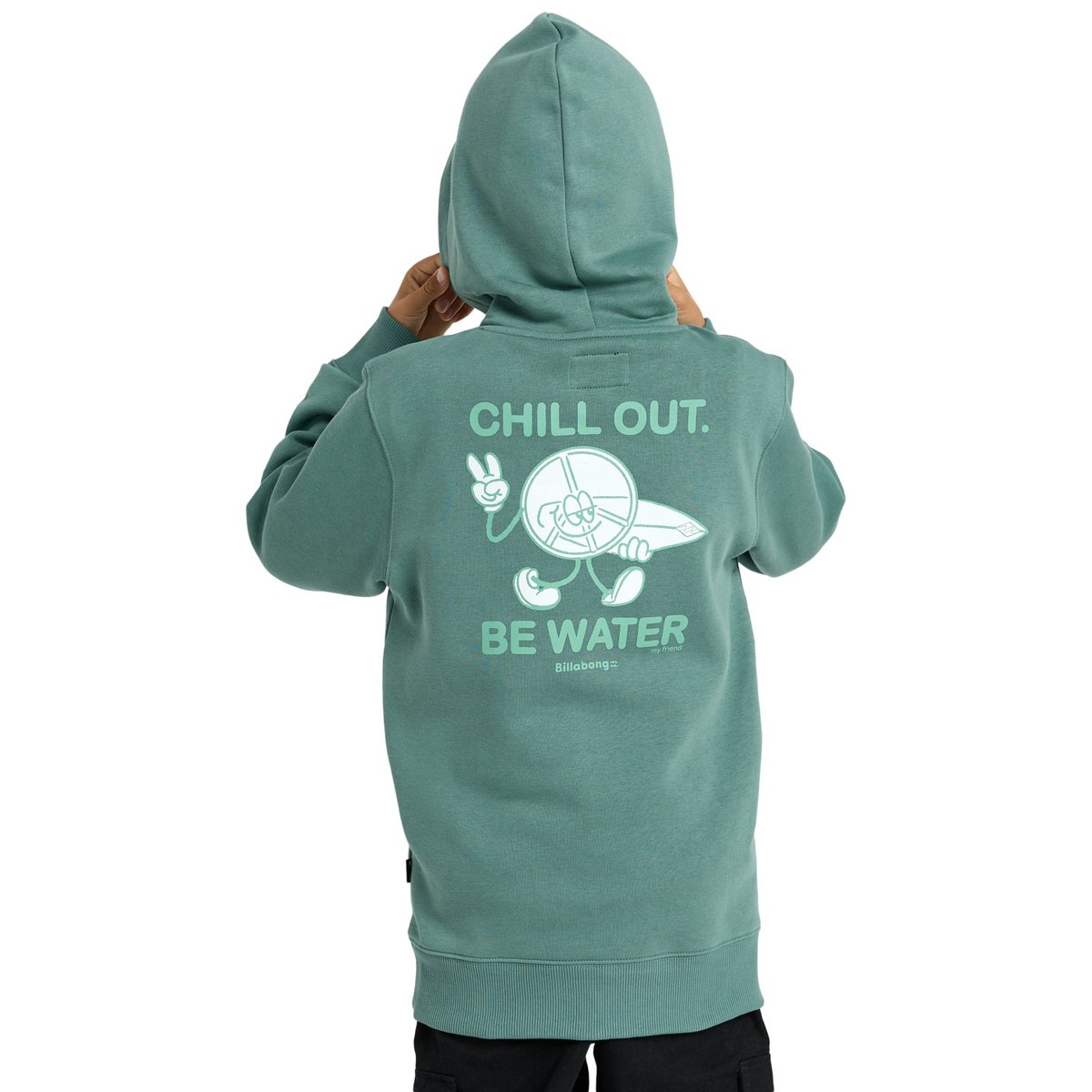 Sweat à capuche FOUNDATION PO vert sagebrush, BILLABONG