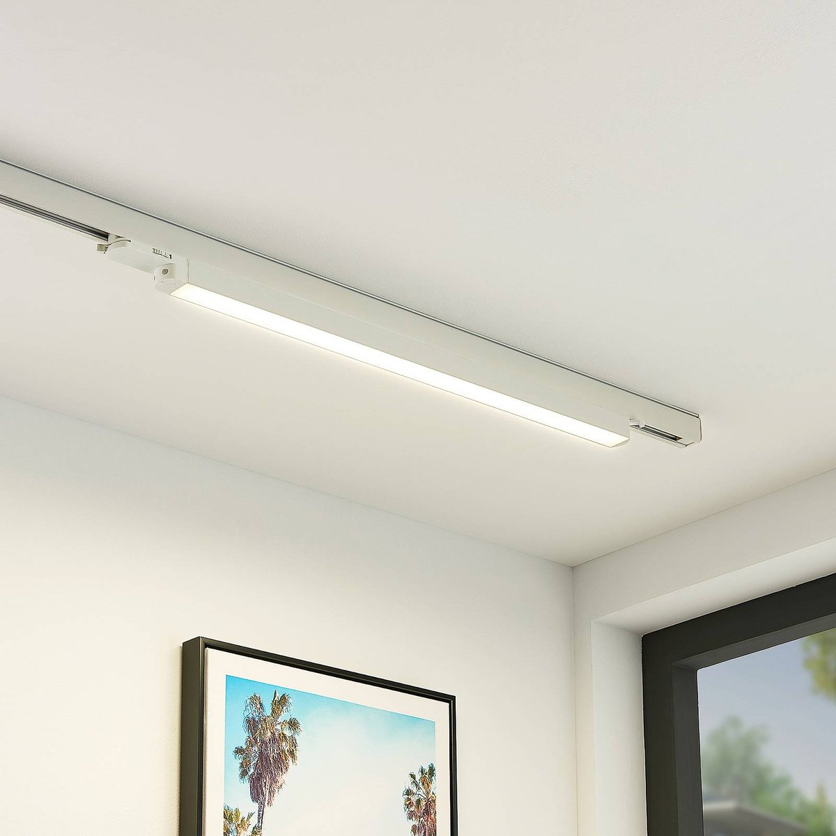 Projecteur pour rail électrique en aluminiumLED blanc (ral 9010), ARCCHIO