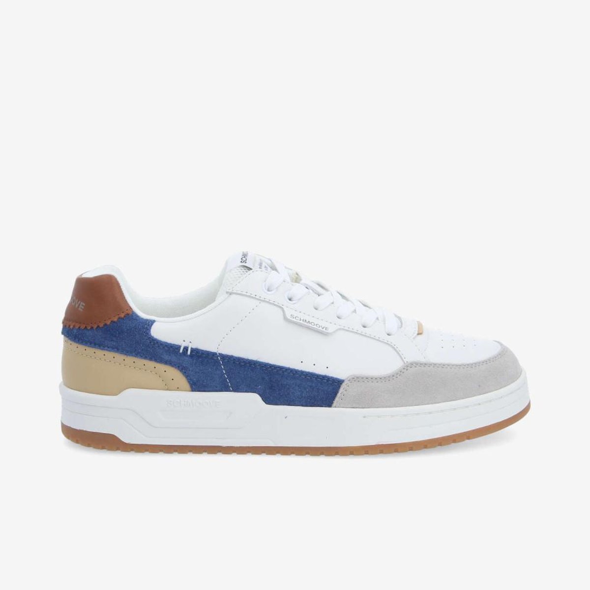 Sneakers BROOKLYN PREPPY blanc, SCHMOOVE