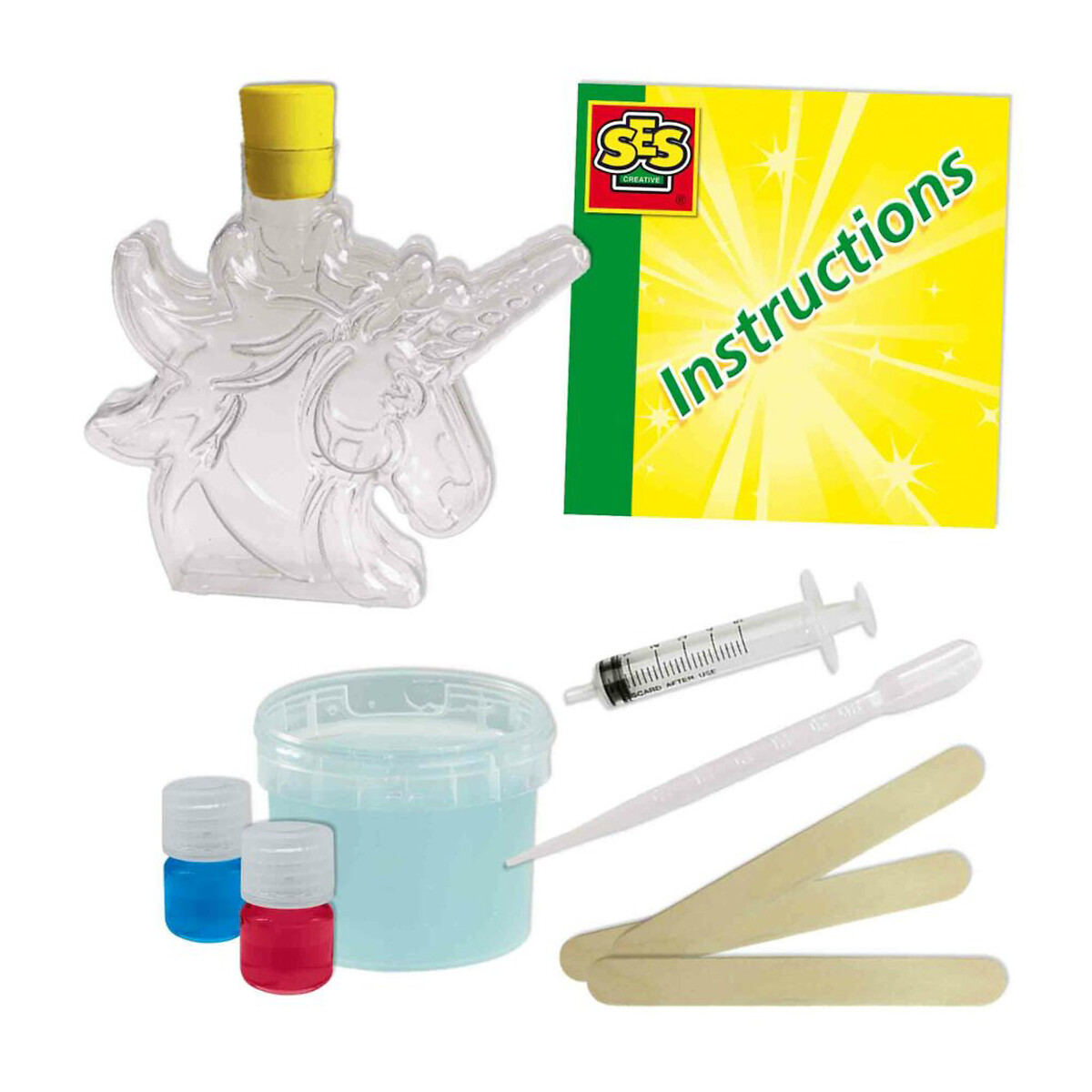 Brinquedo "Laboratório de Slime colorido - Unicórnio", SES multicolor, SES