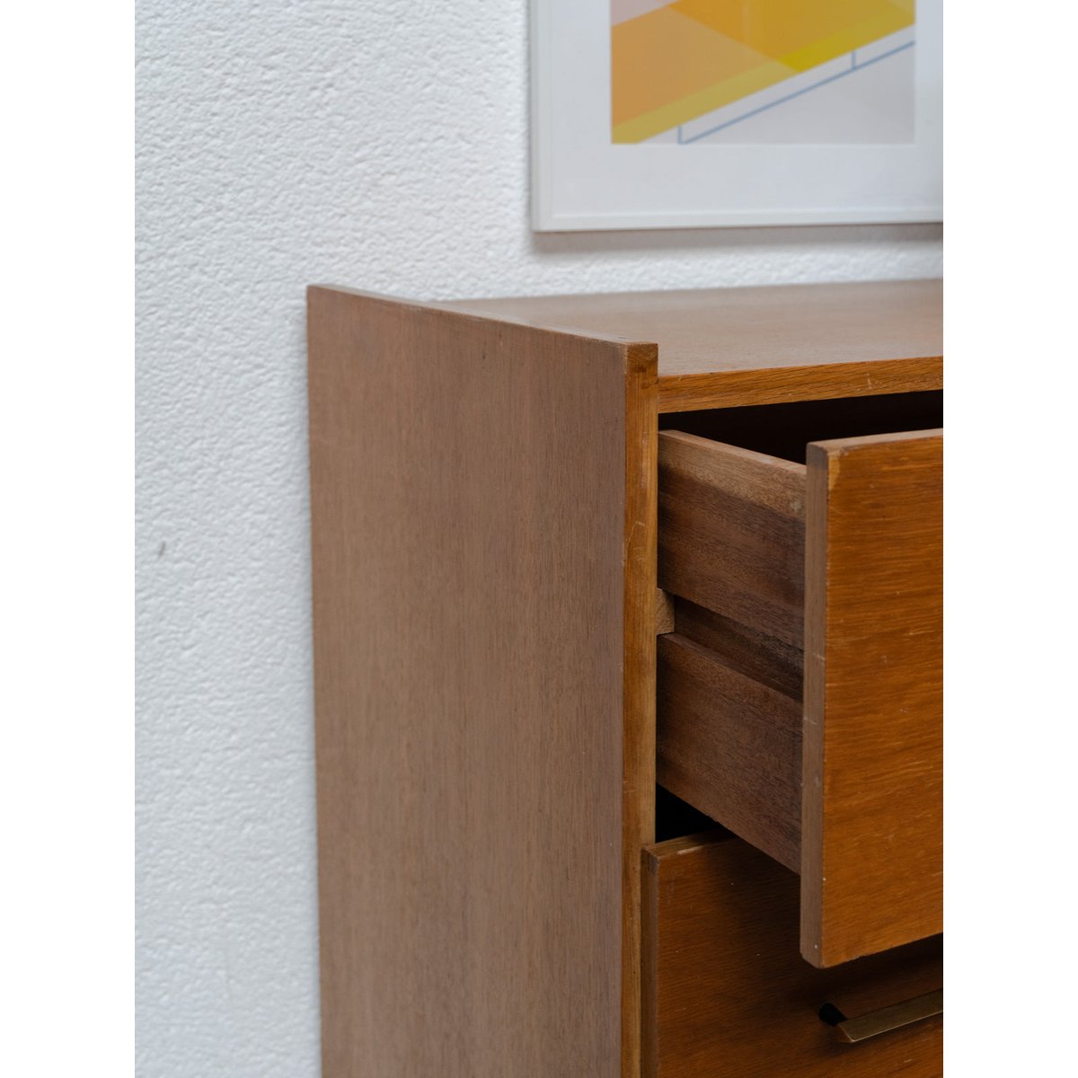 Commode en bois Olga N°462 - Bon état bois clair, DEBONGOUT