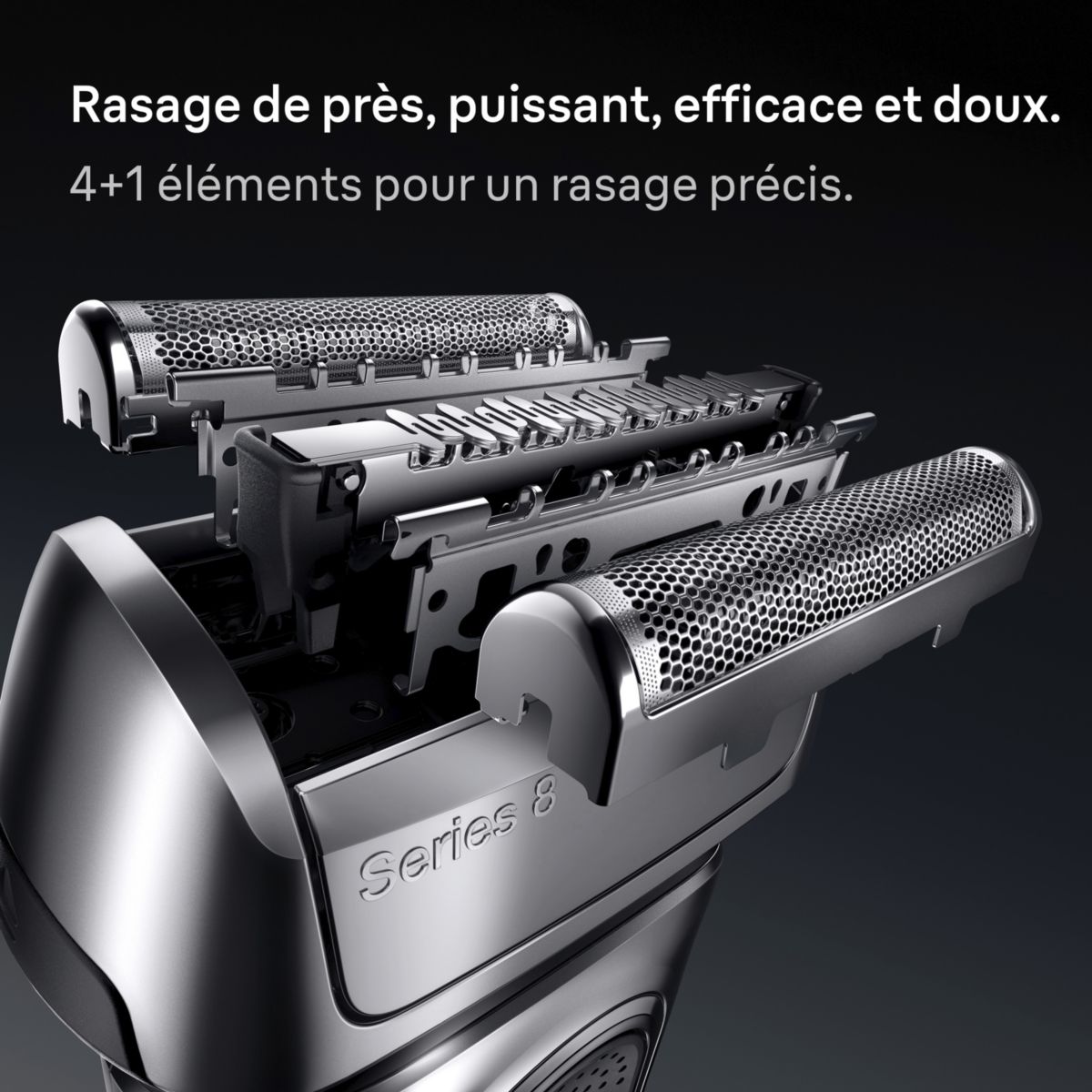 Rasoir électrique Series 8 8617s couleur unique, BRAUN