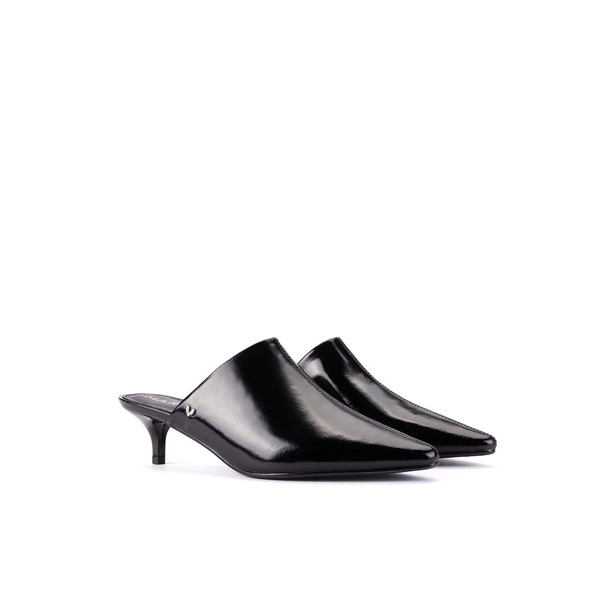 Chaussures à talon cuir Adda black, MARTINELLI