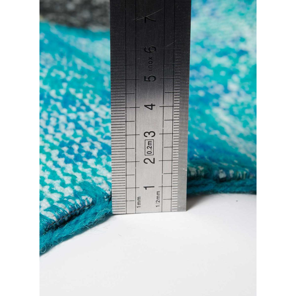 Tapis Chambre fait à la main en laine motif géométrique multicolore, UN AMOUR DE TAPIS