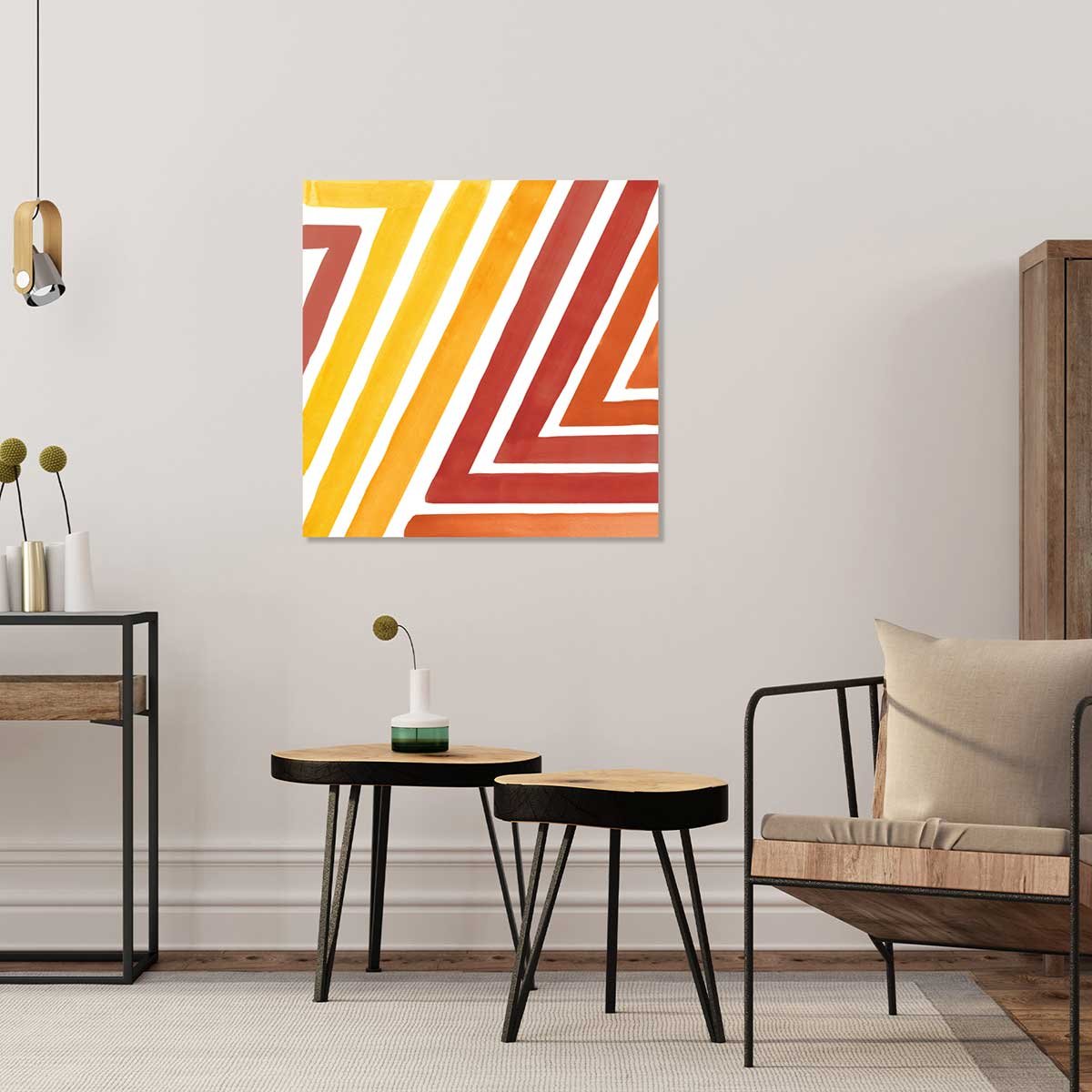 Tableau pop angle tableau alu dibond, HEXOA