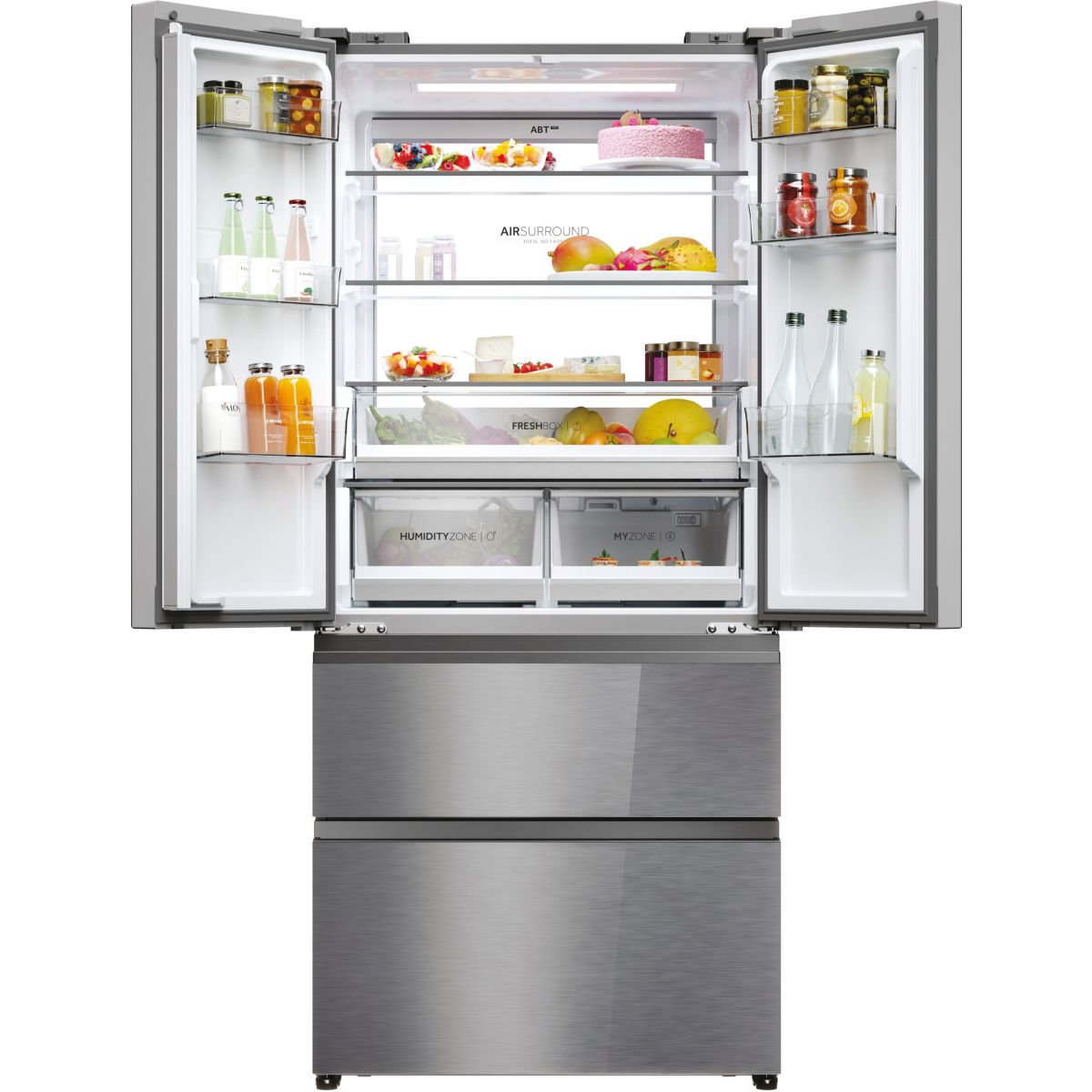 Réfrigérateur multi portes HFR7819ENGC couleur unique, HAIER