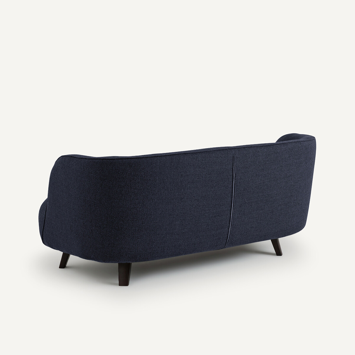 Divano XS effetto bouclé Rosebury, design di Emmanuel Gallina blu notte, AM.PM X EMMANUEL GALLINA