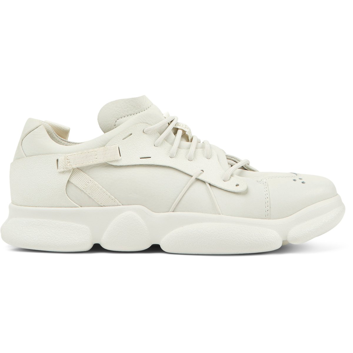 Baskets Karst cuir blanc, CAMPER