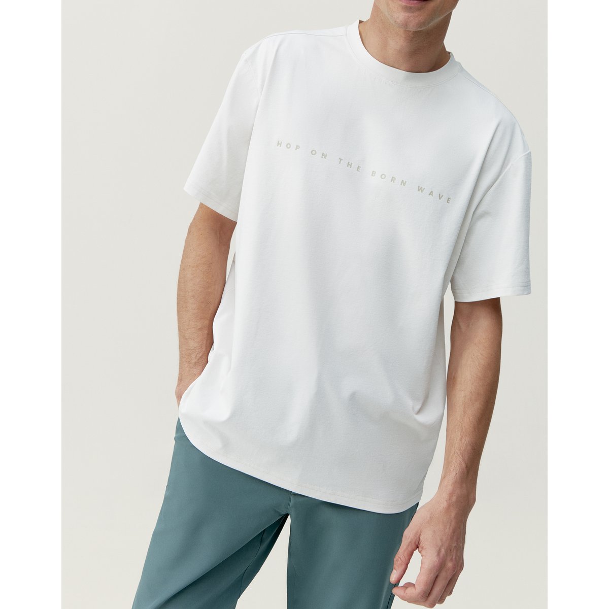 T-Shirt Athleisure Performance manches courtes VENETTA blanc, BORN