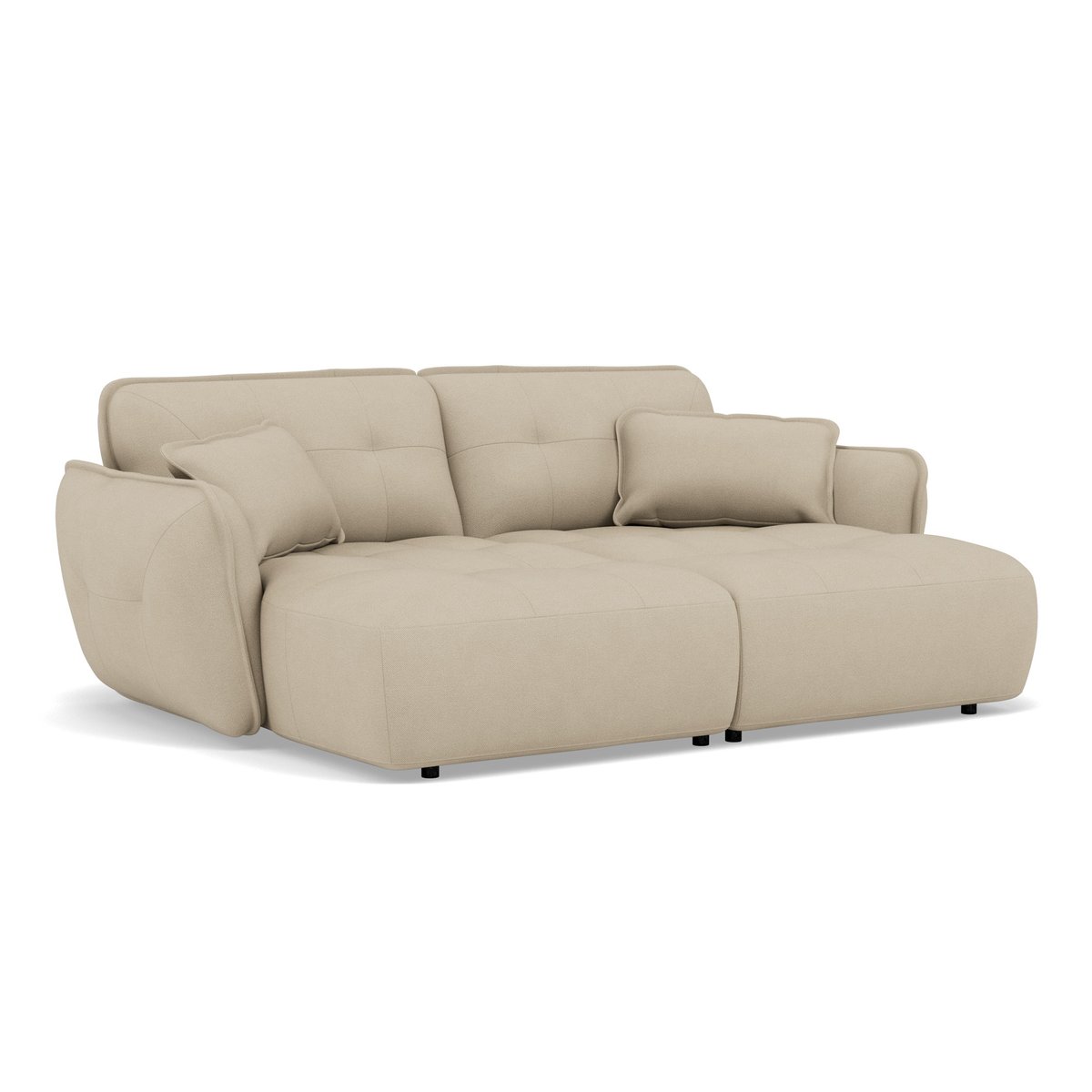 Canapé fixe 4 places - THAIS beige, BEST MOBILIER