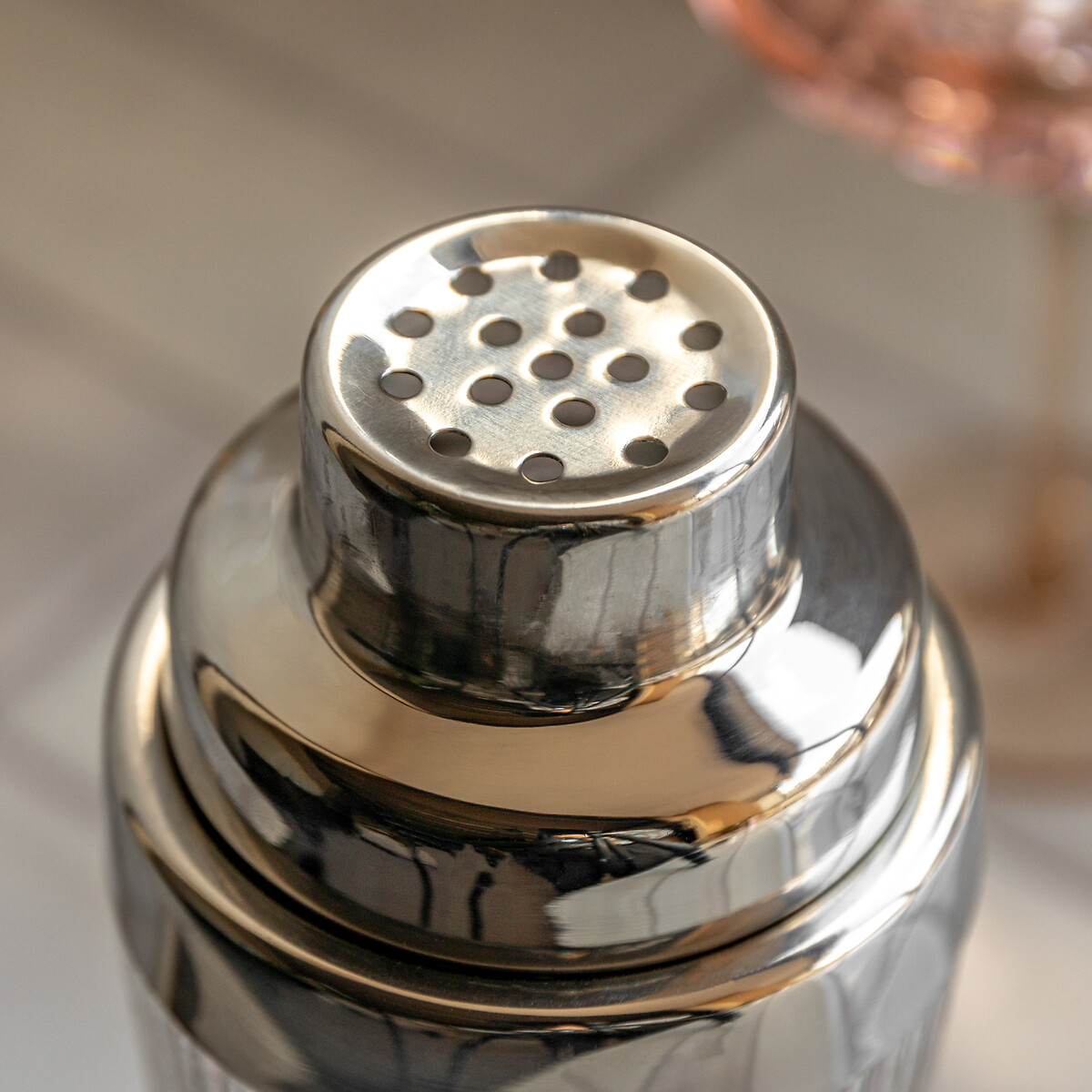 Glass Cocktail Shaker silver-coloured, ÉDITÉ