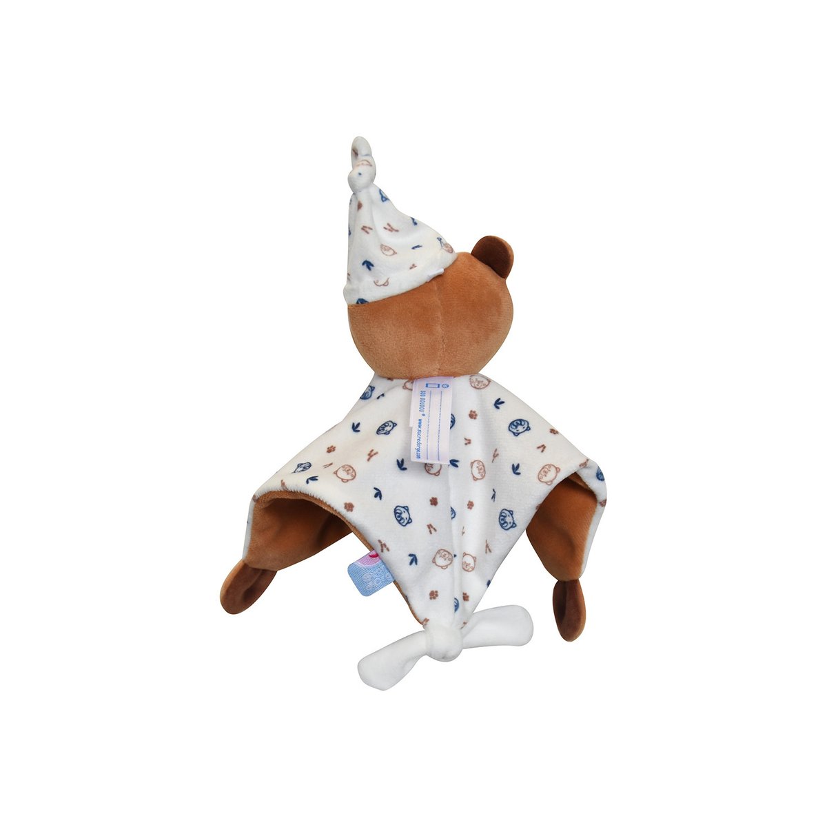 Doumou tetinou ours velours doux marron, SUCRE D'ORGE