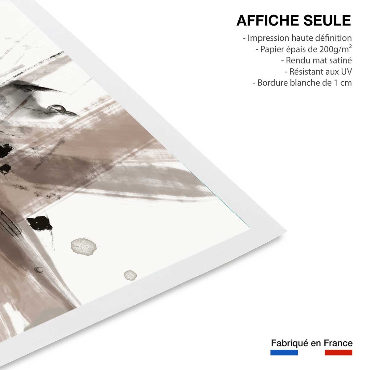 Affiche Etoile sauvage affiche seule, HEXOA